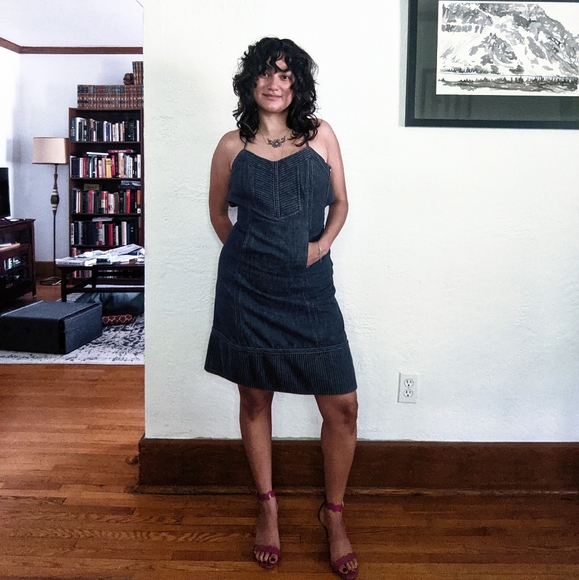 Marc Jacobs Denim Midi Dress - Picture 4 of 6